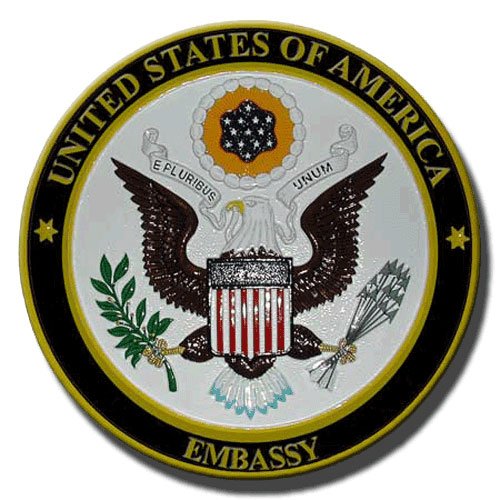 US embassy seal
